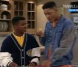 Carlton (Alfonso Ribeiro) et Will (Will Smith) n'avaient clairement pas le même look vestimentaire.
