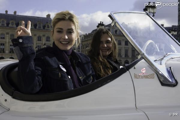 Julie Gayet, marraine du Rallye des princesses 2011