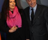 Françoise Bettencourt-Meyers avec son mari Jean-Pierre Meyers, lors des L'Oreal-UNESCO for Women in Science awards, le 3 mars 2011 à Paris.