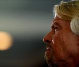 Richard Branson le 6 avril 2011 lors d'un conférence de presse sur son projet sous-marin avec Virgin Oceanic 