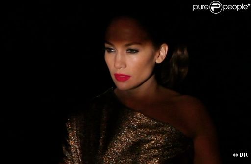 Jennifer Lopez sur le tournage de sa nouvelle publicité pour L'Oréal