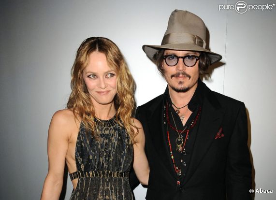 Johnny Depp et Vanessa Paradis en mai 2010 à Cannes 