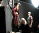 Making of du shooting pour les affiches Pirates des Caraïbes avec Patti Smith, Johnny Depp, devant l'objectif d'Annie Leibovitz