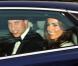 Le Prince William et Catherine, Duchesse de Cambridge en tenue de soirée pour terminer une journée féérique
