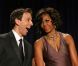 Michelle Obama et le comédien Seth Meyers, dîner des correspondants de la Maison Blanche, à Washington, le 30 avril 2011.