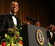 Barack Obama, dîner des correspondants de la Maison Blanche, à Washington, le 30 avril 2011.