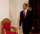 Barack Obama annonce la mort d'Oussama Ben Laden, à Washington, le 1er mai 2011.