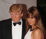 Donald Trump et son épouse Melania, dîner des correspondants de la Maison Blanche, à Washington, le 30 avril 2011.
