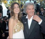 Alain Delon et Anouchka au Festival de cannes