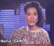 Nadia Samir, première speakerine franco-maghrébine de la télévision française, sur TF1 dans les années 1980