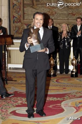Severiano Ballesteros honoré en 2009 au Palacio Real de Madrid