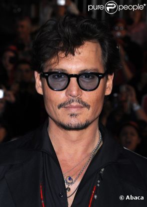 Johnny Depp à Disneyland en Californie, le 7 mai 2011, pour l'avant-première de Pirates des Caraïbes : la Fontaine de Jouvence
