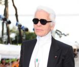Défilé Croisière de Karl Lagerfeld à l\'Eden Roc à Antibes le 9 mai 2011. Ici, Karl Lagerfeld<br />