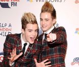 Jedward, à Londres, le 12 juin 2009. 