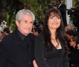 Claude Lelouch et Valérie lors de la première projection du 64e Festival de Cannes, le mercredi 11 mai 2011.