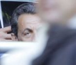 David Douillet et Nicolas Sarkozy assistent au match de Coupe de France opposant le Paris  Saint-Germain à Lille, au Stade de France, samedi 14 mai 2011.