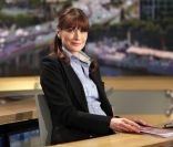 Carla Bruni-Sarkozy au journal télévisé de 13 heures de TF1. 16 mai 2011