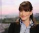 Carla Bruni-Sarkozy au journal télévisé de 13 heures de TF1. 16 mai 2011