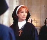 Dominique Lavanant, sur le tournage de  Soeur Thérèse.com  pour TF1.