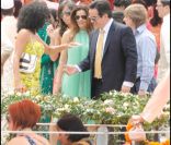 Shakira arrive à Venise pour chanter lors d'un mariage indien, le 13 mai 2011