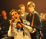 Catherine Ringer vient d'entamer une grande tournée. Ici à La Cigale, à Paris, le 22 mai 2011.