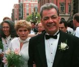 Les parents de Nancy Kerrigan : Brenda et Daniel, en septembre 1995 à Boston, lors du mariage de leur fille.
