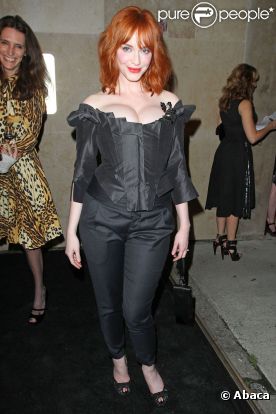 Christina Hendricks a été nommée femme la plus sexy de l'année par le magazine américain Esquire. Los Angeles, 30 mars 2011 