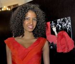 Chloé Mortaud lors de la vente aux enchères des créations imaginées par des personnalités autour des 50 ans de Sophie la girafe, le 25 mai 2011.