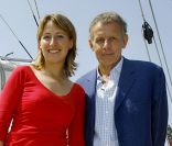 Maud Fontenoy et Patrick poivre d'Arvor en 2006 