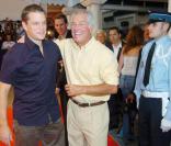 Matt Damon et son père Kent à Deauville en 2004<br />