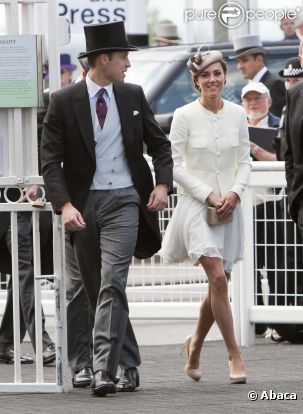 Le prince William et Kate très élégants au Derby d'Epsom, le 4 juin 2011.