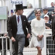 Le prince William et Kate très élégants au Derby d'Epsom, le 4 juin 2011.
