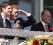 Le prince Harry et le duc d'Edinbourg au Derby d'Epsom, le 4 juin 2011.