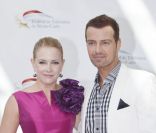 Melissa Joan Hart et Lawrence Joey assiste au Festival international de la télévision de Monte-Carlo, mercredi 8 juin 2011, à Monaco.