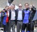 Pierre Frolla, Albert de Monaco, Andrea et Pierre Casiraghi lors de l'Opération Poséidon, le 27 mai 2011, à Monaco.
