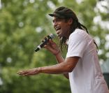 Yannick Noah le 1er juin 2009 à New York. Il soutient depuis le 18 juin la candidature de la grotte Chauvet au Patrimoine mondial de l\'Unesco