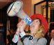  Daphné Bürki est une véritable fasionista, rien d'étonnant qu'elle ait été choisie pour lancer les soldes d'été aux Galeries Lafayette ! Paris, 22 juin 2011 