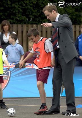 Le prince William a de redoutables adversaires de jeu
