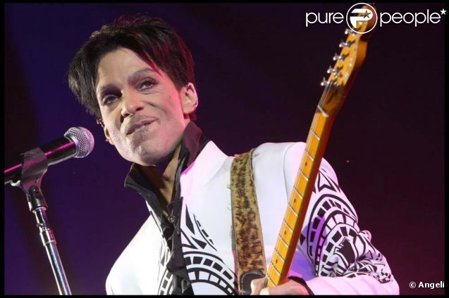 Prince au Grand Palais, à Paris, le 10 octobre 200.9
