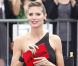 Heidi Klum en tournage de la neuvième saison de  Project Runway , au Battery Park de New York, le 24 juin 2011.