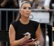 Kim Kardashian, jurée d'un jour, en tournage de la neuvième saison de  Project Runway , au Battery Park de New York, le 24 juin 2011.