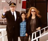 John Travolta, sa femme Kelly Preston et leur fille Ella en juin 2010