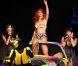 Rihanna en concert au Staples Center à Los Angeles, le 28 juin 2011