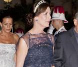  Dans la nuée des royaux, les enfants de la princesse Caroline de Hanovre, qui a fait son arrivée sans escorte, ont ébloui, lors du dîner donné sur la terrasse du Casino de Monte-Carlo en bouquet final au mariage du prince Albert et de la princesse Charlene, le 2 juillet 2011. 