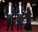  Les frères de la mariée Charlene Wittstock, Gareth et Sean, étaient conviés au dîner donné sur la terrasse du Casino de Monte-Carlo en bouquet final au mariage du prince Albert et de la princesse Charlene, le 2 juillet 2011. 