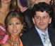 Eva Mendes et George Augusto, à Paris, le 30 juin 2008.
