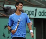 Novak Djokovic, à Roland-Garros (Paris), en mai 2009.