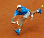 Novak Djokovic, à Roland-Garros (Paris), en mai 2009.