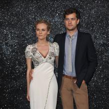 Diane Kruger et Joshua Kackson au défilé Chanel Haute Couture 2011/2012