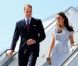 Kate Middleton et son prince William à leur arrivée en Californie, dans le cadre de leur visite officielle de trois jours. Le 8 juillet 2011 